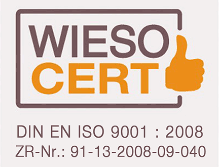 WIESO-CERT Zertifikation nach DIN EN 9001:2008